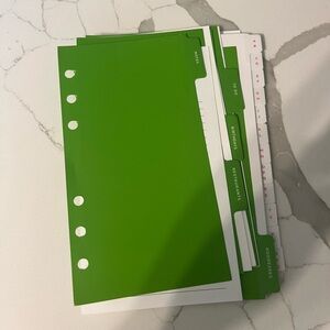 Kate spade Wellesley planner pages
